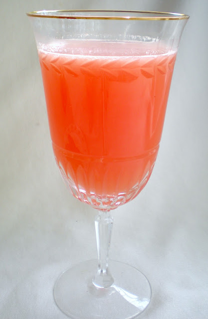 A grapefruit drink from Chef David Tanis
