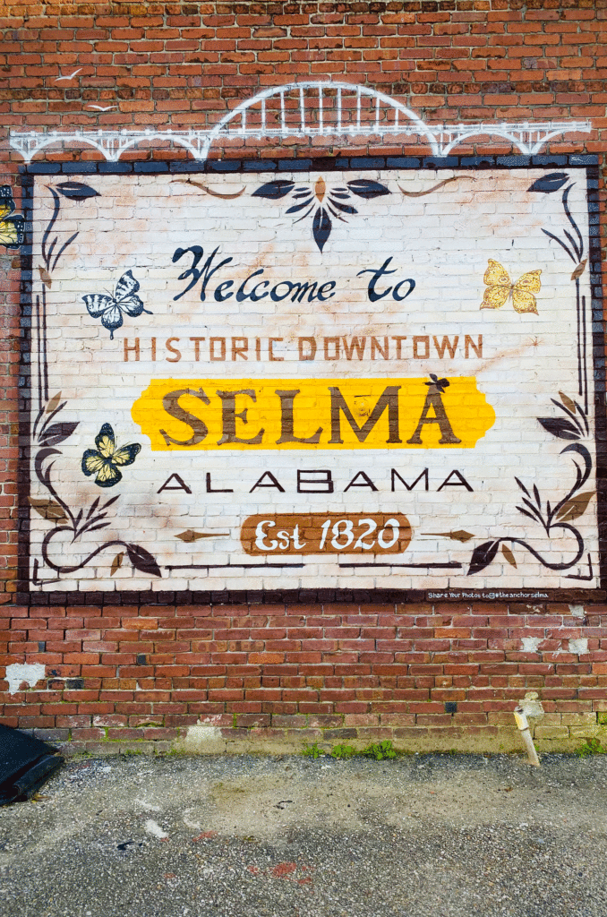 Welcome to Selma sign | Photo by Lucy Mercer | A Cook and Her Books