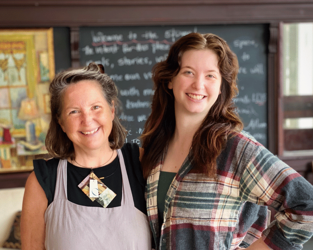 Two women | Photo by Lucy Mercer | A Cook and Her Books