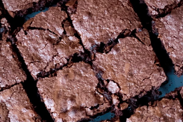 Chocolate brownies | Photo by Lucy Mercer | A Cook and Her Books