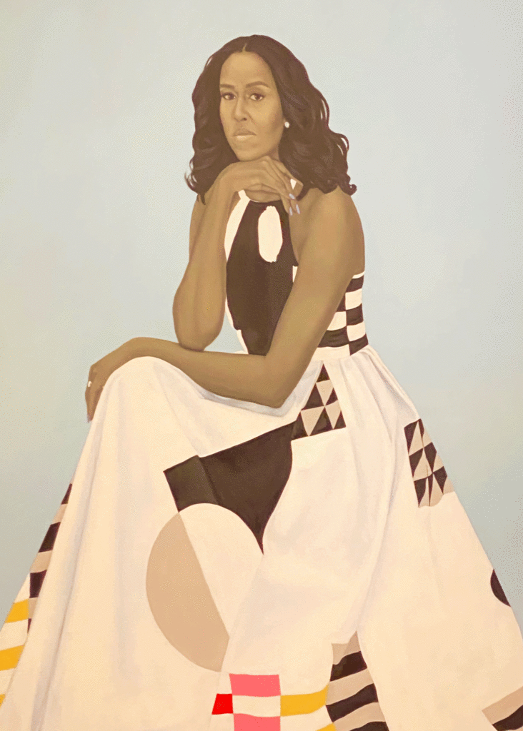 Michelle Obama portrait at the High Museum | Photo by Lucy Mercer/A Cook and Her Books