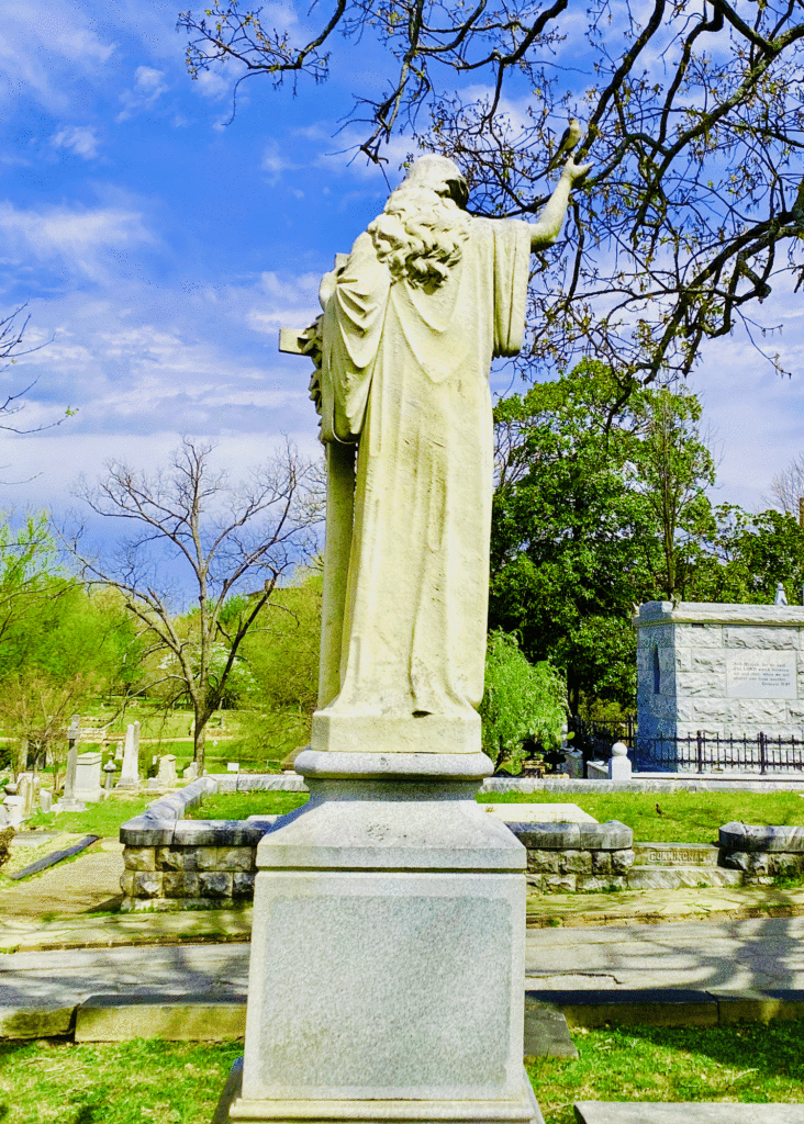 Monument at Historic Oakland Cemetery | Photo by Lucy Mercer/ A Cook and Her Books