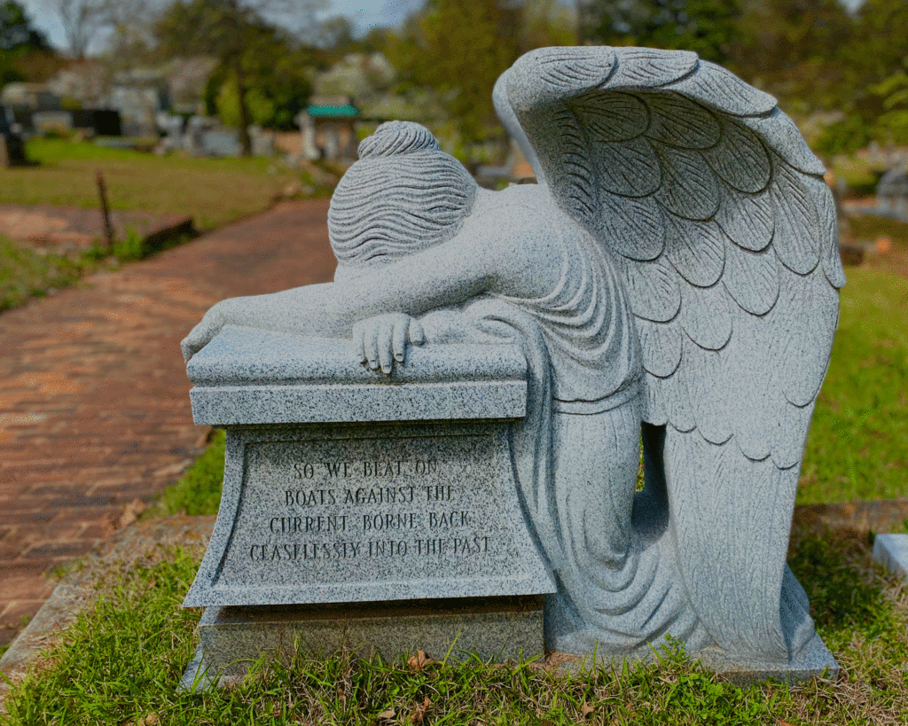 Monument at Historic Oakland Cemetery | Photo by Lucy Mercer/ A Cook and Her Books