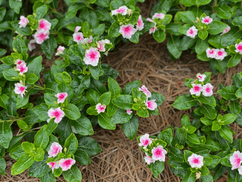 Vinca at the UGA Trial Garden | Photo by Lucy Mercer/A Cook and Her Books