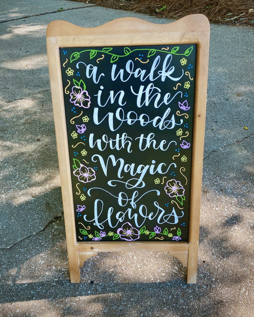 Hydrangea festival garden tour sign | Photo by Lucy Mercer/A Cook and Her Books